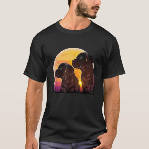 Camiseta Cuidado Laboratorio Negro Labrador negro perro cac