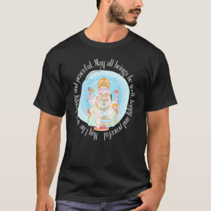 Camiseta Cuidado Lotus Ganesh Espiritual Divino Yoga Medita