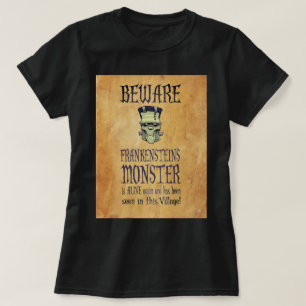 Camiseta Cuidado Monstruo de Frankenstein
