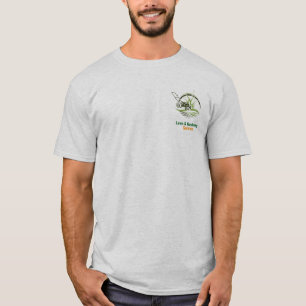 Camiseta Cuidado Profesional de Césped Blanco y Verde