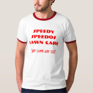 Camiseta CUIDADO RÁPIDO del CÉSPED de los CUENTAKILÓMETROS,