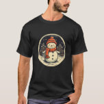 Camiseta Cuidado Snowman Christmas Tree Forest Xmas Premium<br><div class="desc">Cuidado Snowman Christmas Tree Forest Xmas Premium</div>