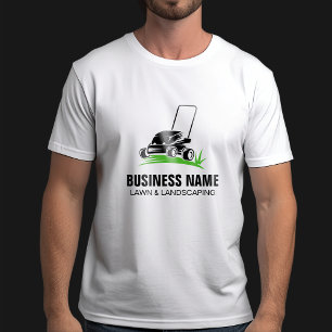 Camiseta Cuidado y paisajismo profesional de césped negro y