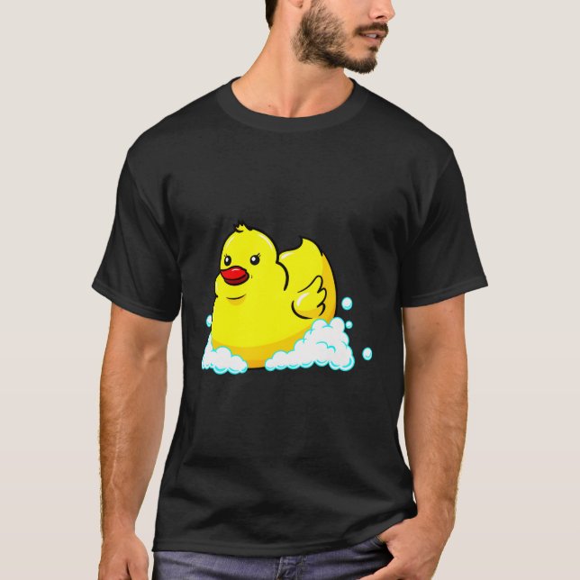 Camiseta Cuidado Yellow Rubber Ducky Gift Funny Duck Surfin (Anverso)