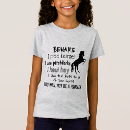 CAMISETA CUIDADO - YO CAMINO CABALLOS -