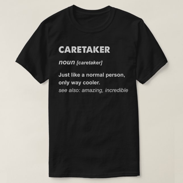 Camiseta Cuidador (Diseño del anverso)