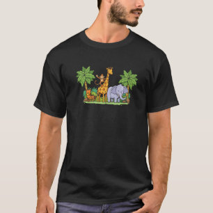 Camiseta Cuidador de animales gráfico lindo cuidador de zoo