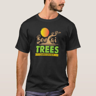 Camiseta Cuidador de árboles bonsái Tradición japonesa Bons