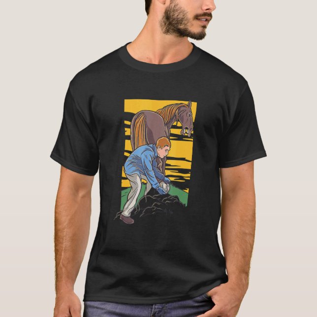 Camiseta Cuidador de caballos (Anverso)