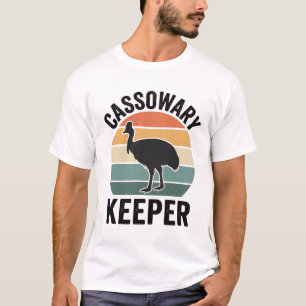 Camiseta Cuidador de casuario divertido amante de las aves