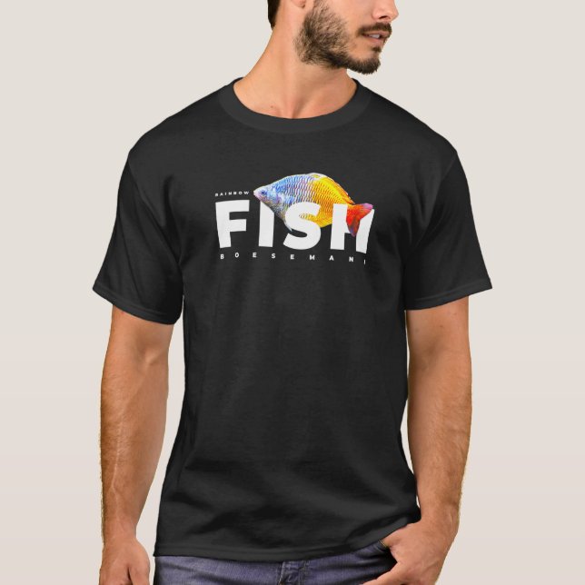 Camiseta Cuidador de peces arcoíris de Boesemani (Anverso)