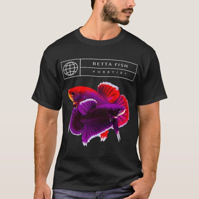 Camiseta Cuidador de Peces Discus (Anverso)