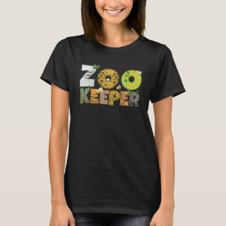 Camiseta Cuidador de Zoo Fauna y Flora de la Sabana African