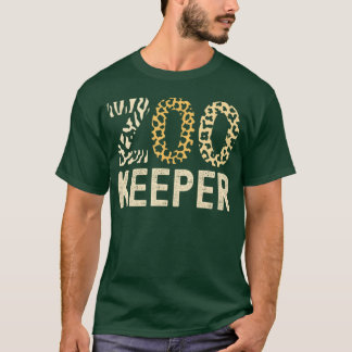 Camiseta Cuidador de zoológico Animales de zoológico Safari