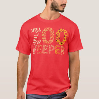 Camiseta Cuidador de zoológico Animales de zoológico Safari