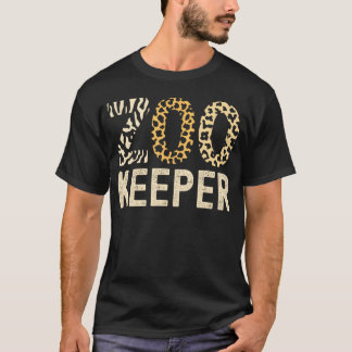 Camiseta Cuidador de zoológico Animales de zoológico Safari