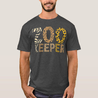 Camiseta Cuidador de zoológico Animales de zoológico Safari
