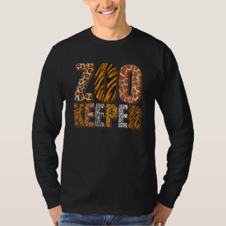 Camiseta Cuidador de zoológico Cuidador de zoológico Zoólog