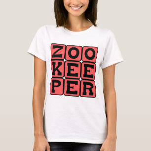 Camiseta Cuidador de zoológico, empleado de zoológico
