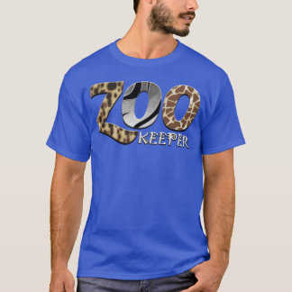 Camiseta Cuidador de zoológico Estampado de animales de la