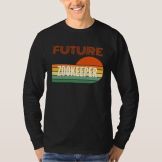 Camiseta Cuidador de zoológico  Futuro cuidador de zoológic