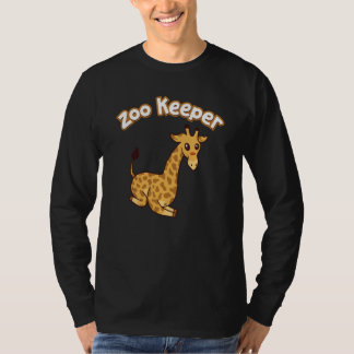 Camiseta Cuidador de Zoológico Jirafa Safari Animal