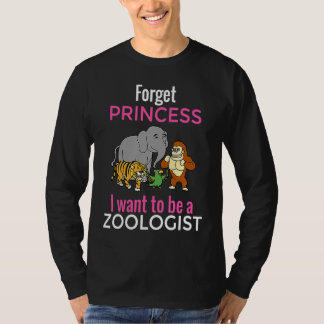 Camiseta Cuidador de zoológico zoólogo