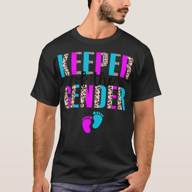 Camiseta Cuidador Del Género - Revelación Del Embarazo (Anverso)