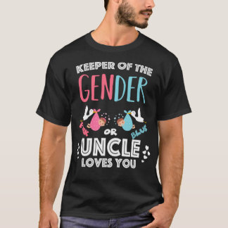 Camiseta Cuidador del tío de género - Fiesta de revelación