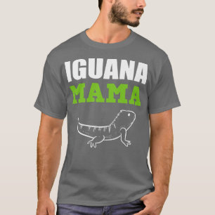 Camiseta Cuidadora de animales Iguana Mama