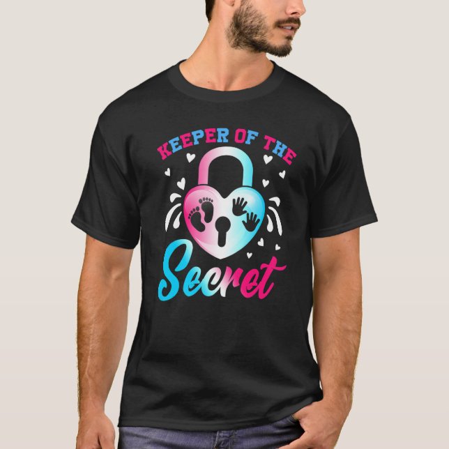 Camiseta Cuidadora De La Revelación Secreta De Género Fiest (Anverso)