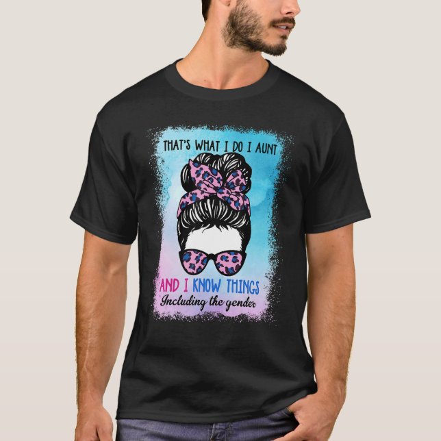 Camiseta Cuidadora de la tía de género responsable de la tí (Anverso)