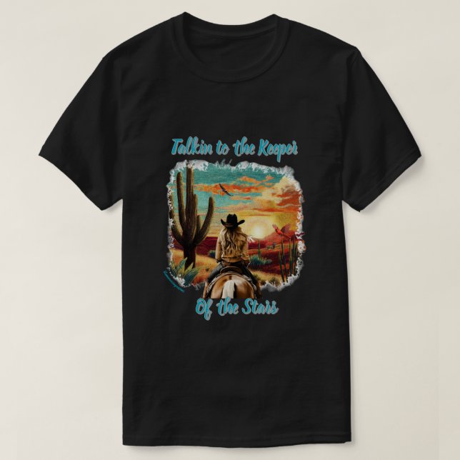 Camiseta Cuidadora de las estrellas (Diseño del anverso)