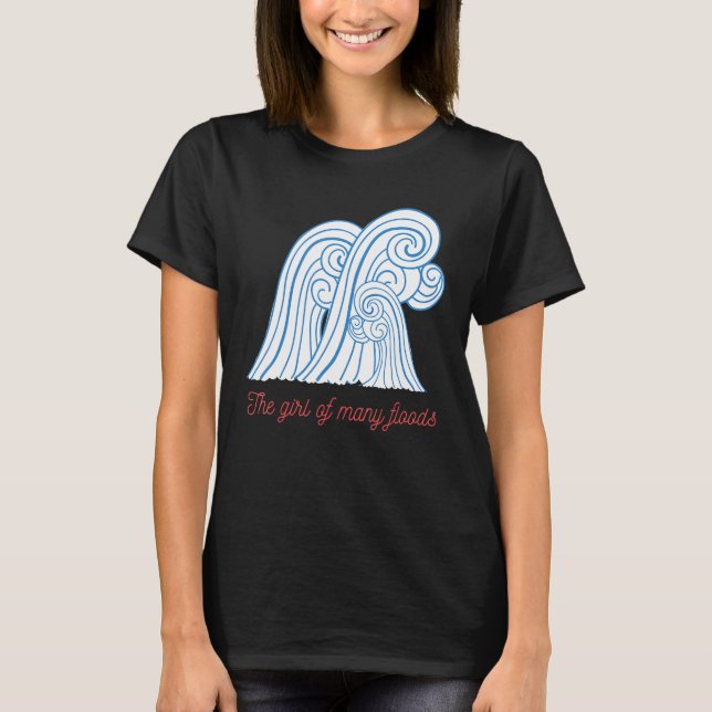 Camiseta Cuidadora de las inundaciones de Linh en ciudades  (Anverso)