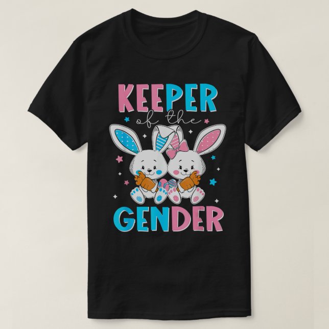 Camiseta Cuidadora Del Género Del Niño O Del Chica De Pascu (Diseño del anverso)