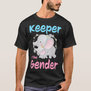 Camiseta Cuidadora Del Género Elefante De Bebé Rosa O Azul