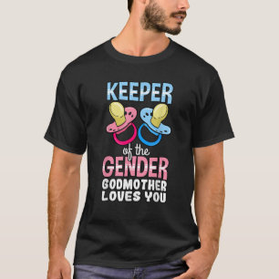 Camiseta Cuidadora Del Género Que La Madrina Ama A Tu Bebé