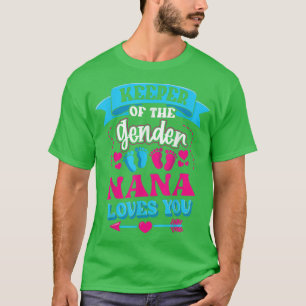 Camiseta Cuidadora Del Género Que Nana Te Ama, Revelación D