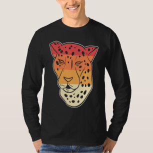 Camiseta Cuidadores de animales con cara de guepardo