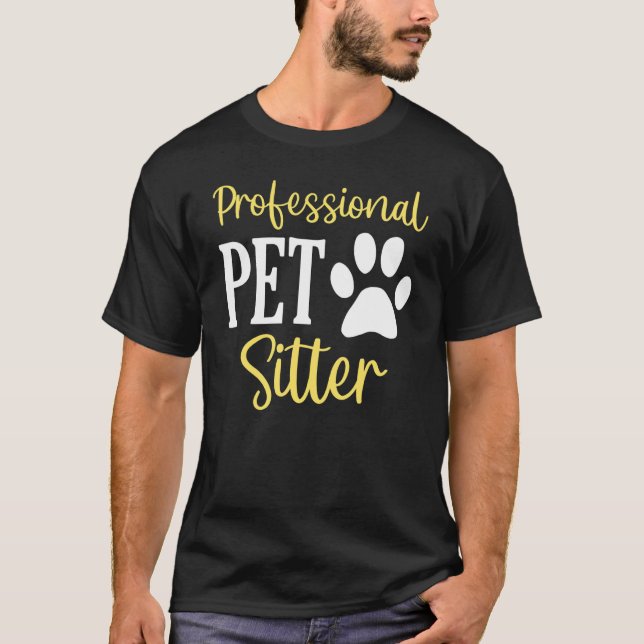 Camiseta Cuidadores de Mascotas Animales Perro Gato Cuidado (Anverso)