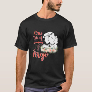 Camiseta Cuidados Como Virgo Funny Rótulo Zodiac Cumpleaños