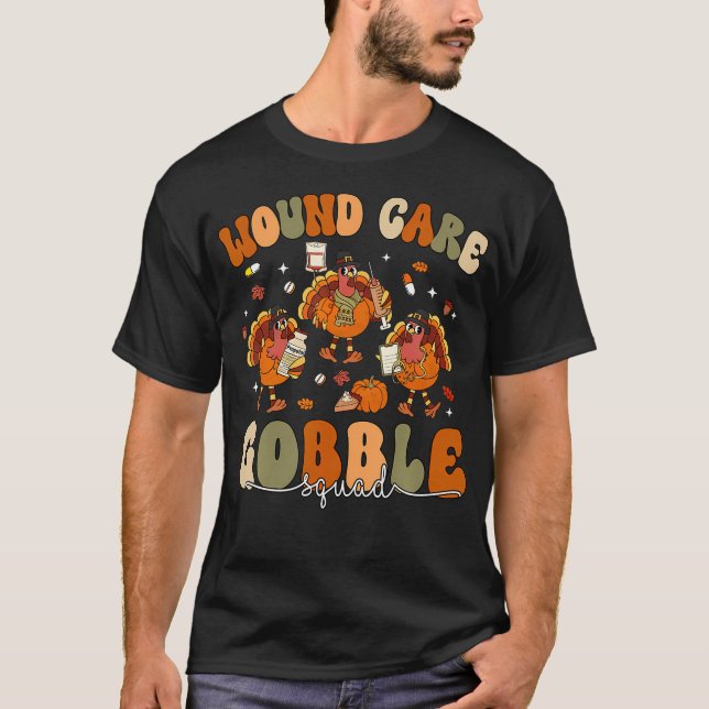 Camiseta Cuidados De Heridas Turquia Gobble Escuadrón Espec (Anverso)