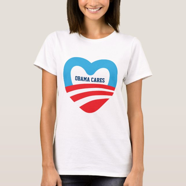 Camiseta Cuidados de Obama (Anverso)