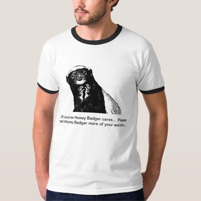 Camiseta Cuidados del tejón de miel (Anverso)