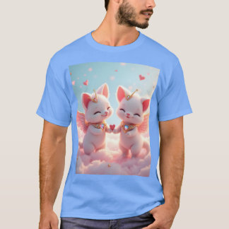 Camiseta Cuidados gatos de amor
