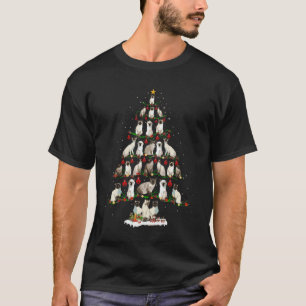 Camiseta Cuidados gatos siameses Árboles Feliz Navidad Gato