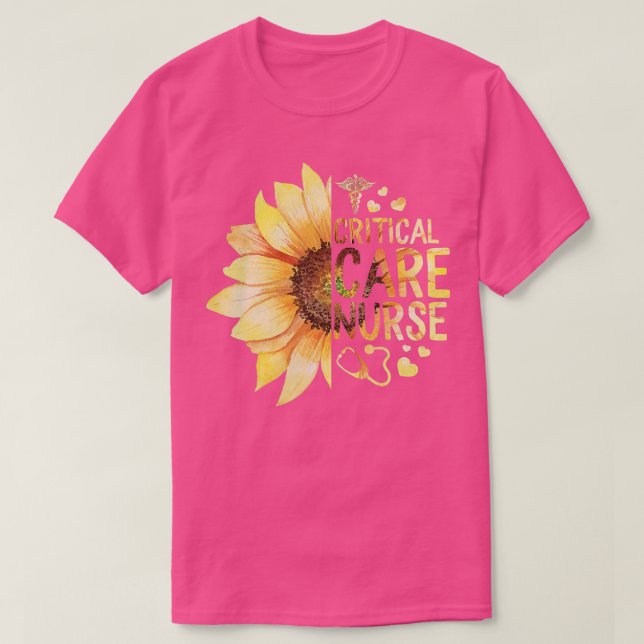 Camiseta Cuidados Intensivos Críticos Enfermería de la Sema (Diseño del anverso)