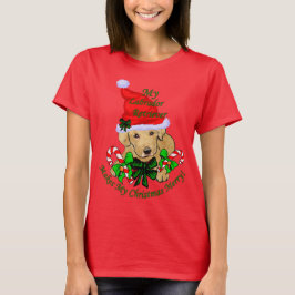 Camiseta Cuidados Navidades de porras de laboratorio amaril