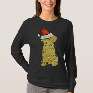 Camiseta Cuidados Navidades Golden Retriever Puppy