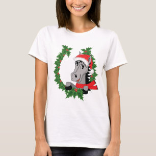 Camiseta Cuidados Navidades Vestido de Camisas Sleepshirt